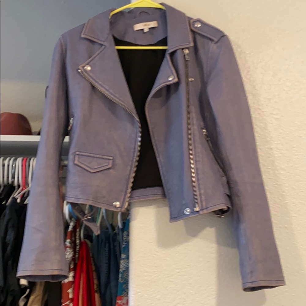 IRO vegan lamb skin  jacket